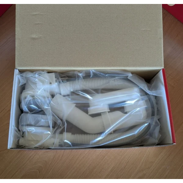 Сифон для ванни Koer BD-04-07 напівавтоматичний з переливом, без ревізії (Колір графітовий) 1 1/2'' (KR5444)