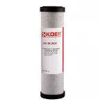 Картридж KOER KV-05-2510 (старый арт. KV.0302) с активированным спрессованным углем 2,5"х10" (KR5467)