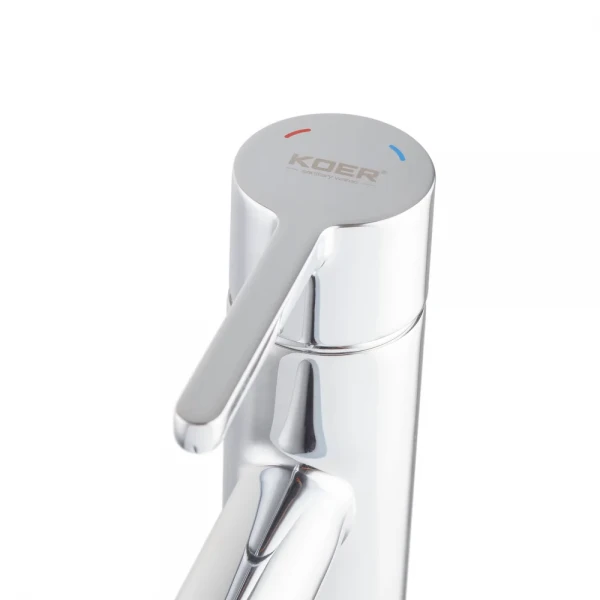 Змішувач для умивальника високий Koer KB-11029-01 Колір хром (KR5479)
