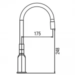 Смеситель для кухни Koer KB-70029-01 Цвет хром (KR5486)