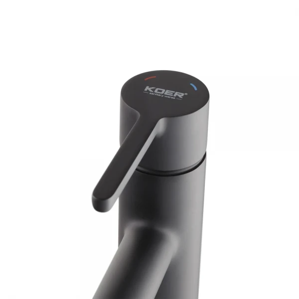 Смеситель для умывальника Koer KB-10029-05 Цвет черный (KR5487)