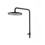 Душова колона Koer KB-57029-05 латунна чорна матова з термостатом на 3 режими (KR5491)