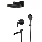 Вбудована душова система Koer KB-66029-05 3 функції Колір чорний (KR5492)