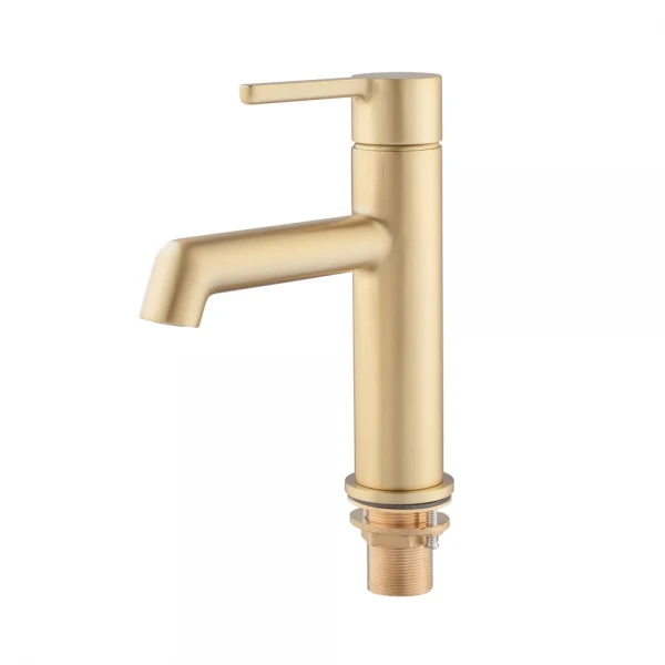 Смеситель для умывальника Koer KB-10029-12 Цвет матовое золото (KR5501)