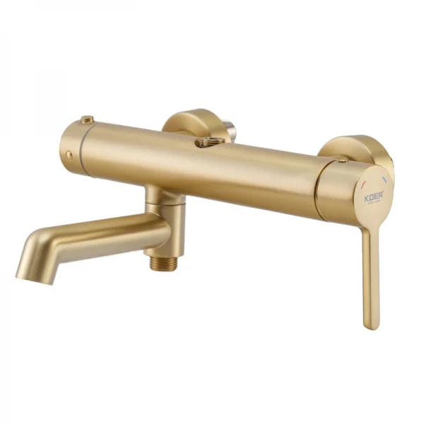 Душова колонна зі змішувачем Koer KB-56029-12 3 функції, колір матове золото (KR5503)