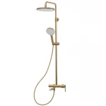 Душова колонна зі змішувачем Koer KB-56029-12 3 функції, колір матове золото (KR5503)