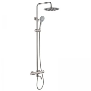 Душевая колонна с термостатическим смесителем Koer KI-57018-02 3 функции, из нерж.стали SUS304 (Цвет нерж) (KR5545) Душевая колонна с термостатическим смесителем Koer KI-57018-02 3 функции, из нерж.стали SUS304 (Цвет нерж) (KR5545)