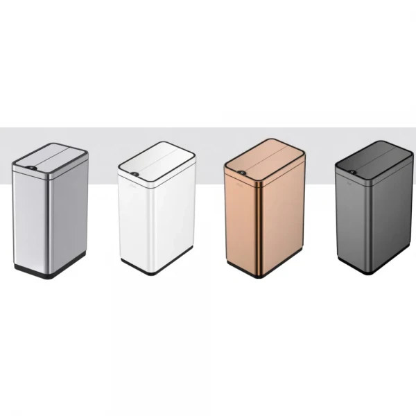 Відро для сміття сенсорне прямокутне Koer TC-020112-02 12 л колір нержавійка (KR5582)
