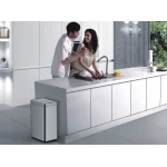 Відро для сміття сенсорне прямокутне Koer TC-020112-02 12 л колір нержавійка (KR5582)