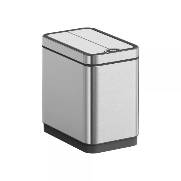 Відро для сміття сенсорне прямокутне Koer TC-020112-02 12 л колір нержавійка (KR5582)