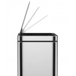 Відро для сміття сенсорне прямокутне Koer TC-020212-02 12 л колір нержавійка (KR5584)