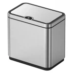 Відро для сміття сенсорне прямокутне Koer TC-020212-02 12 л колір нержавійка (KR5584)