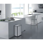 Відро для сміття сенсорне прямокутне Koer TC-020212-02 12 л колір нержавійка (KR5584)