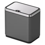 Відро для сміття сенсорне прямокутне Koer TC-020212-07 12 л колір графіт (KR5585)