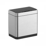 Відро для сміття сенсорне прямокутне Koer TC-020312-02 12 л колір нержавійка (KR5586)