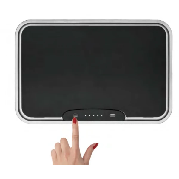 Відро для сміття сенсорне прямокутне Koer TC-020312-02 12 л колір нержавійка (KR5586)