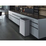 Відро для сміття сенсорне прямокутне Koer TC-020312-02 12 л колір нержавійка (KR5586)