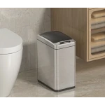 Відро для сміття сенсорне прямокутне Koer TC-020408-02 8 л колір нержавійка (KR5588)