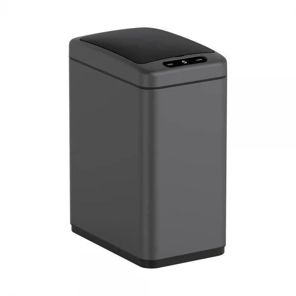 Відро для сміття сенсорне прямокутне Koer TC-020408-07 8 л колір графіт (KR5590)