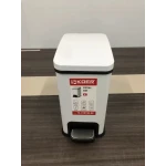 Відро для сміття з плавним закриттям прямокутне Koer TC-010108-08 8 л колір білий (KR5592)