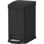 Відро для сміття з плавним закриттям прямокутне Koer TC-010108-05 8 л колір чорний (KR5593)