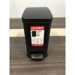 Відро для сміття з плавним закриттям прямокутне Koer TC-010108-05 8 л колір чорний (KR5593)