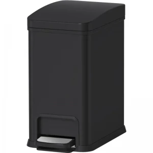 Мусорное ведро с плавным закрытием прямоугольное Koer TC-010108-05 8 л цвет черный (KR5593) Мусорное ведро с плавным закрытием прямоугольное Koer TC-010108-05 8 л цвет черный (KR5593)