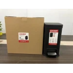 Відро для сміття з плавним закриттям прямокутне Koer TC-010108-05 8 л колір чорний (KR5593)