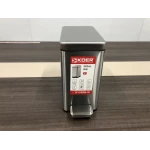 Відро для сміття з плавним закриттям прямокутне Koer TC-010206-02 6 л колір нержавійка (KR5594)