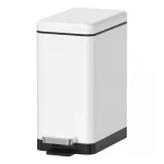 Відро для сміття з плавним закриттям прямокутне Koer TC-010210-08 10 л колір білий (KR5598)
