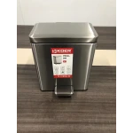 Відро для сміття з плавним закриттям прямокутне Koer TC-010306-02 6 л колір нержавійка (KR5600)