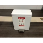 Відро для сміття з плавним закриттям прямокутне Koer TC-010306-08 6 л колір білий (KR5601)