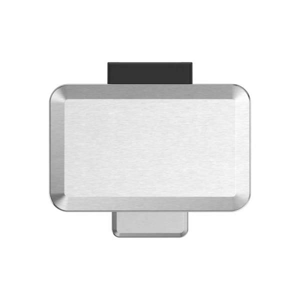 Відро для сміття з плавним закриттям прямокутне Koer TC-010315-02 15 л колір нержавійка (KR5603)