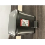Відро для сміття з плавним закриттям прямокутне Koer TC-010315-02 15 л колір нержавійка (KR5603)