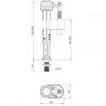 Арматура наповнювальна Koer KT-0103-1/2