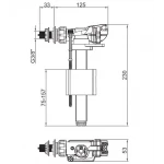 Арматура наповнювальна Koer KT-0105-3/8