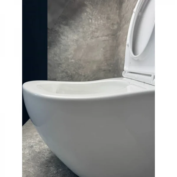 Унитаз подвесной эргономичный Koer TT-0101-T3 520x360x360mm система смыва TORNADO 3.0 (KR5615)