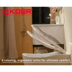 Унитаз подвесной эргономичный Koer TT-0102-T3 520x360x360mm система смыва TORNADO 3.0 (KR5616)