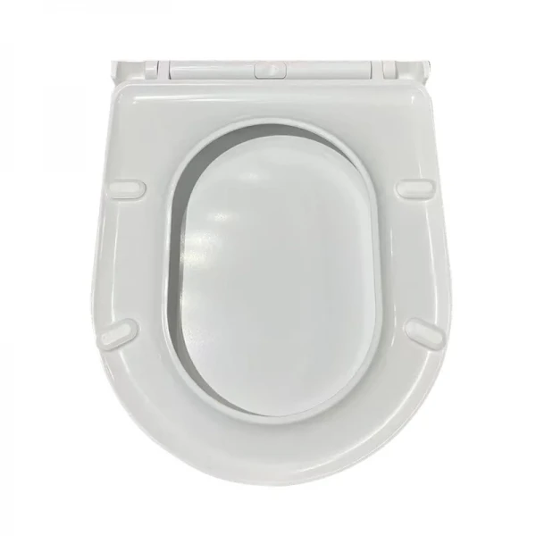 Сидение-крышка для унитаза Koer AC-0101-SEAT COVER 450х390х80mm дюропласт с микролифтом (KR5617)