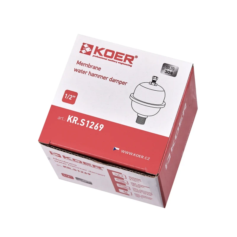 Компенсатор гідроудару Koer KR.S1269 - 1/2
