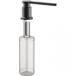 Дозатор для мийного засобу врізний Koer SDB-03-05 300 мл (колір чорний) (KR5633)