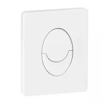 Панель змиву пластикова Koer KT-0606-03 157x198x3mm, кнопка закруглена (колір білий) (KR5713)