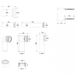 Инсталляция для подвесного унитаза Koer KT-0404 500x165x1125mm, без панели смыва (KR5719)