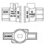 Кран кульовий ГГМ Koer Extreme KE.217-15 - 1/2