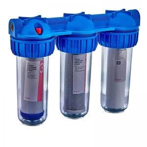 Фільтр для холодної води Koer KV-26-1 (3 колби 3-х склад.,картр.PPR+спрес./гран.вуг.) 8 атм. 1