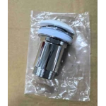 Донний клапан для раковини Koer PW-07-11 1 1/4'' з переливом автоматичний СLICK-СLACK (Біла керам.накл.) (KR5784)