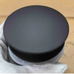 Донный клапан для раковины Koer PW-07-05 1 1/4'' с переливом автоматический СLICK-СLACK (Цвет черный) (KR5785)