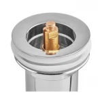 Донный клапан для раковины Koer PW-08-01 1 1/4'' без перелива автоматический СLICK-СLACK (Цвет хром) (KR5786)