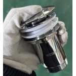 Донный клапан для раковины Koer PW-08-01 1 1/4'' без перелива автоматический СLICK-СLACK (Цвет хром) (KR5786)