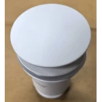 Донный клапан для раковины Koer PW-08-03 1 1/4'' без перелива автоматический СLICK-СLACK (Цвет белый) (KR5787)